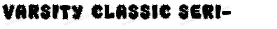 Varsity Classic Seri字体转换